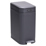 Мусорное ведро с педалью 23*15*32 см, серый