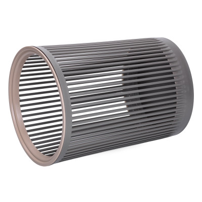 Корзина для мусора пластиковая 8 л, серый