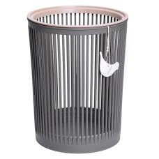 Корзина для мусора пластиковая 8 л, серый