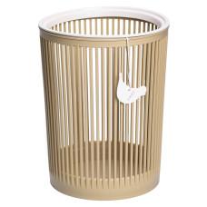 Корзина для мусора пластиковая 8 л, светло-коричневый