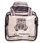 Косметичка дорожная прозрачная 22*9*20 см водонепроницаемая