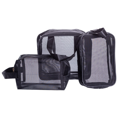 Набір косметичок 3 штуки 21*10*20 см/ 21*7*12 см/18*8.5*12 см водонепроникні