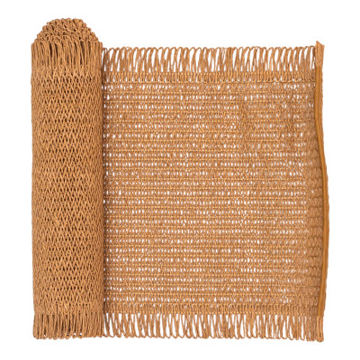 Дорожка раннер для сервировки стола Fringe 120*30 см, песочный