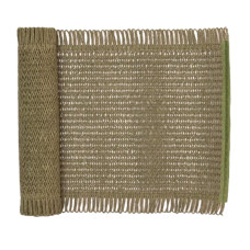 Дорожка раннер для сервировки стола Fringe 120*30 см, оливковый