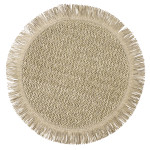 Коврик для сервировки стола Fringe 38 см, оливковый