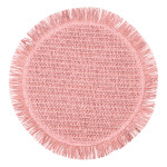 Коврик для сервировки стола Fringe 38 см, пыльная роза