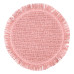 Коврик для сервировки стола Fringe 38 см, пыльная роза