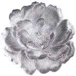 Коврик для сервировки стола Sakura 38 см, белое золото