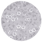 Коврик для сервировки стола Flowers 38 см, серебро