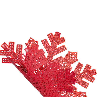 Килимок для сервірування столу Snowflake 38 см, червоне золото Килимок для сервірування столу Snowflake 38 см, червоне золото