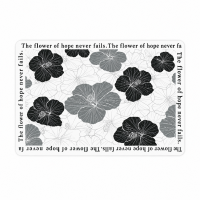 Коврик диатомитовый Hibiscus 58*38 см прямоугольный