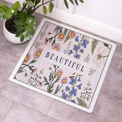 Коврик для ванной комнаты Beautiful 58*58 см диатомитовый