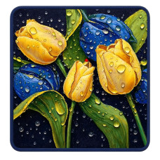 Коврик универсальный Tulips 58*58 см диатомитовый