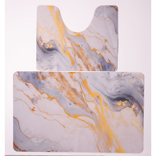 Набір килимків для ванної та туалету Golden Marble 50*80/40*50 см