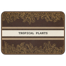 Коврик диатомитовый для сушки посуды Tropical Plants 40*30 см