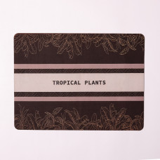 Коврик диатомитовый для сушки посуды Tropical Plants 40*30 см