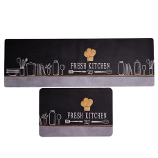 Набір килимків діатомітових для кухні Fresh Kitchen 58*38 см/118*38 см