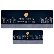 Набор ковриков диатомитовых для кухни Fresh Kitchen 58*38 см/ 118*38 см