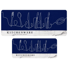 Набор ковриков диатомитовых для кухни Kitchenware 58*38 см/ 118*38 см