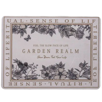 Коврик для сушки посуды Garden Realm 40*30 см диатомитовый