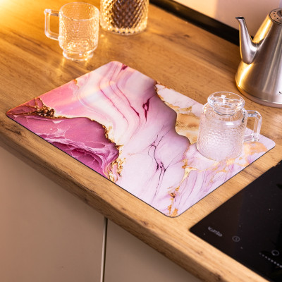 Коврик для сушки посуды Velvet Marble 40*30 см диатомитовый Коврик для сушки посуды Velvet Marble 40*30 см диатомитовый