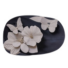 Коврик для ванной комнаты с 3D-эффектом Petal Relief 58*38 см диатомитовый, черный