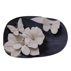 Коврик для ванной комнаты с 3D-эффектом Petal Relief 58*38 см диатомитовый, черный