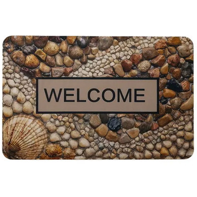 Коврик придверный Welcome Form 58*38 см диатомитовый
