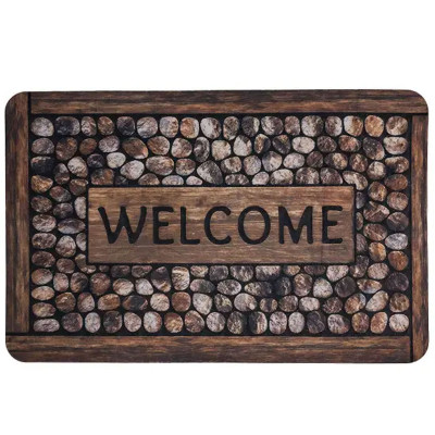 Коврик придверный Vertical Welcome 58*38 см диатомитовый