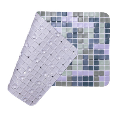 Коврик для ванны Clean Mosaic 65*35 см силиконовый, синий