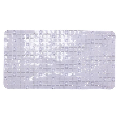 Коврик для ванны Clean Mosaic 65*35 см силиконовый, серый