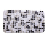 Коврик для ванны Clean Mosaic 65*35 см силиконовый, серый