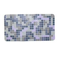 Килимок для ванни Clean Mosaic 65*35 см силіконовий, синій