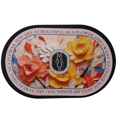 Килимок діатомітовий універсальний BEAUTIFUL FLOWERS 58*38 см з ефектом 3-D