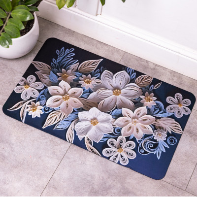 Коврик диатомитовый универсальный PAPER FLOWERS 58*38 см с эффектом 3-D