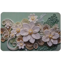 Килимок діатомітовий універсальний BOUQUET 58*38 см з ефектом 3-D