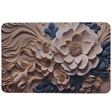 Коврик диатомитовый универсальный PEONY 58*38 см с эффектом 3-D