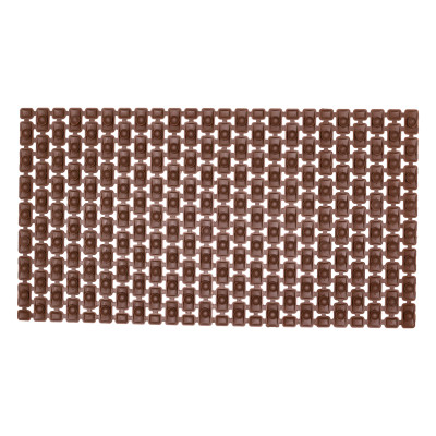 Коврик для душевого поддона противоскользящий 73*40 см, коричневый Коврик для душевого поддона противоскользящий 73*40 см, коричневый