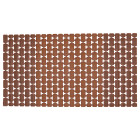 Коврик для душевого поддона противоскользящий 73*40 см, коричневый