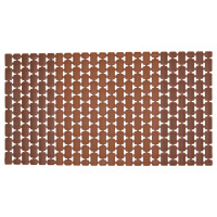 Коврик для душевого поддона противоскользящий 73*40 см, коричневый