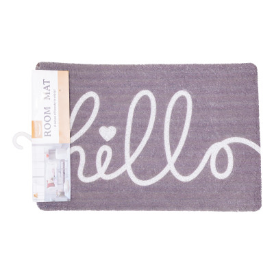 Килимок придверний декоративний 60*40 см, сірий Килимок придверний декоративний 60*40 см, сірий