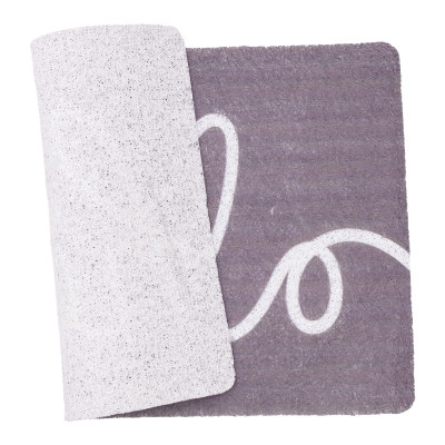 Килимок придверний декоративний 60*40 см, сірий Килимок придверний декоративний 60*40 см, сірий