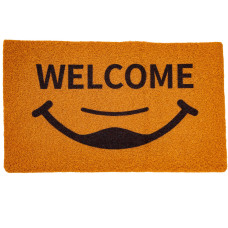 Килимок придверний WELCOME прямокутний 70*40 см, коричневий