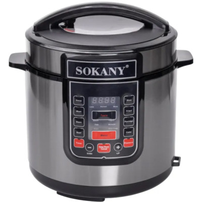 Мультиварка Sokany SK-07053 на 7 л, сталь