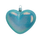 Набор новогодних украшений на елку Сердце 4 штуки 10 см глянец 4*9*10 см, атлантик Набор новогодних украшений на елку Сердце 4 штуки 10 см глянец 4*9*10 см, атлантик