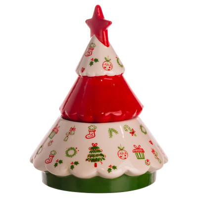 Конфетница Merry Christmas фарфоровая 700 мл