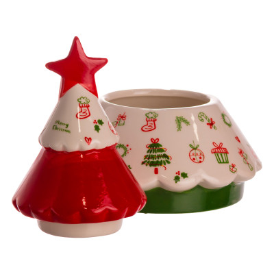 Конфетница Merry Christmas фарфоровая 700 мл