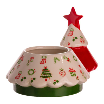 Конфетница Merry Christmas фарфоровая 700 мл