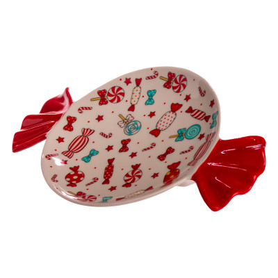 Тарелка для десертов Merry Christmas фарфоровая 15,5 см Тарелка для десертов Merry Christmas фарфоровая 15,5 см