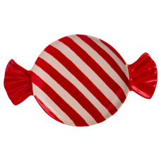 Тарелка для десертов в форме конфеты фарфоровая 15,5 см